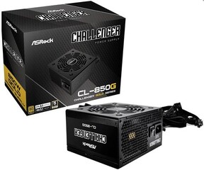 ASROCK zdroj 850W Challenger CL-850G 80Plus GOLD, ATX3.1, PCIe5.1, ventilátor 120mm