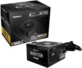 ASROCK zdroj 650W Challenger CL-650G 80Plus GOLD, ATX3.1, ventilátor 120mm