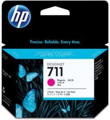 HP CZ135A = 3pack CZ131A náplň č.711 purpurová (3x 29ml) (magenta, pro DesignJet T120, T520)