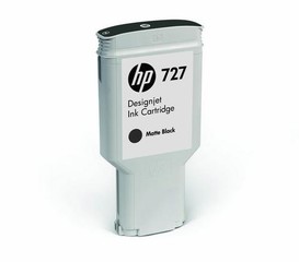 HP B3P22A náplň č.727 matná černá 130ml matte black (designjet T1500, T920, T2500)