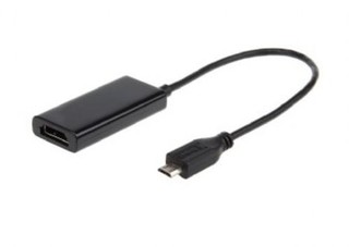 GEMBIRD A-MHL-003 kabel MHL HDTV 11-pin adapter micro USB/HDTV na HDMI např. k mobilu nebo tabletu