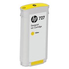 HP B3P21A náplň č.727 žlutá 130ml yellow (designjet T1500, T920, T2500)