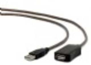 GEMBIRD UAE-01-10M aktivní prodlužka USB extension kabel, 10m, černý