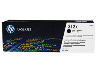 HP CF380X black toner velký č.312X cca 4400str. (HP LJ Pro M476)