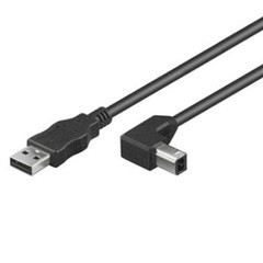 KABEL USB A-B 2.0m 2.0 (konektor B - 90°)