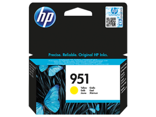 HP CN052AE originální náplň žlutá č.951 malá (cca 700 stran, yellow, pro OJ 8610, 8620)