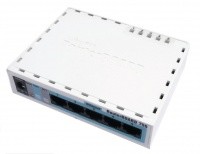 MIKROTIK RouterBOARD 750Gr3(16MB NAND flash, 256 MB RAM, 5xLAN switch, plastic case, zdroj)