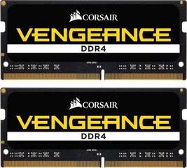 CORSAIR 16GB=2x8GB SO-DIMM DDR4 PC4-19200 2400MHz CL16-16-16-39 1.2V (16GB = kit 2ks 8GB)