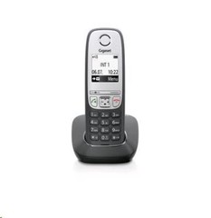 SIEMENS Gigaset A415 bezdrátový telefon, podsvícený graf.display,černý