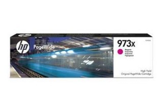 HP F6T82AE originální náplň purpurová č.973X purpurová velká (cca 7000 stran, magenta, pro PageWide