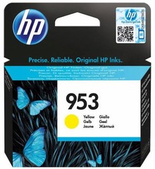 HP F6U14AE náplň č.953 žlutá (yellow, cca 700 stran) (pro OfficeJet Pro 7740, 8210, 8710,8715, 8720,