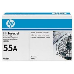 HP CE255A černý toner č.55A malý black 6000 stran (LJ P3015, PRO 500 521DN)