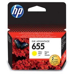 HP CZ112AE náplň č.655 žlutá cca600 stran (yellow pro DJ Advantage 3525, 4615, 4625, 5525, 6525)