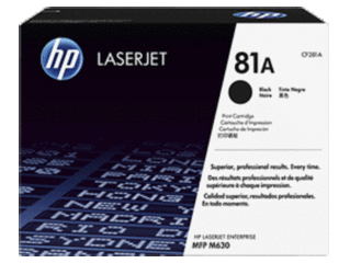 HP CF281A černý toner č.81A malý cca 10500str. (pro LJ M604, M605, M606, M630, black)