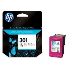 HP CH562EE náplň č.301 color, barevná (165stran, pro Deskjet 1050, 1510, 2050, 2514, OJ2620)