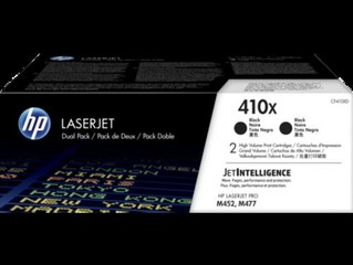 HP CF410XD originální černý toner = 2pack = ( 2x CF410X) toner č.410X velký cca 6500 str. (HP CLJ M4