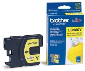 BROTHER LC-980Y cartridge yellow - 260 stran