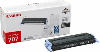 CANON CRG-707BK originální toner černý (CRG707BK) pro LBP-5000, 5100, cca 2500 stran