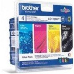 BROTHER LC-1100 Color - sada inkoustů - malá kapacita + černá