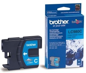 BROTHER LC-980C cartridge cyan - 260 stran