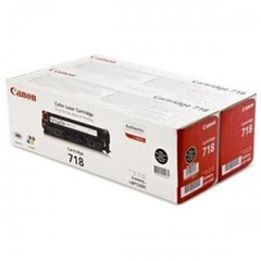 CANON CRG-718BK toner Black (2x CRG718BK)- twin pack