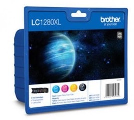 BROTHER LC-1280 cartridge Color - sada inkoustů + černá