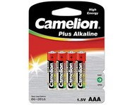CAMELION 4ks baterie PLUS ALKALINE AAA/LR03 blistr baterie alkalické (cena za 4pack)