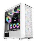 1stCOOL Middle Tower WIND STORM White, ATX bílý, bez zdroje, ATX (2xUSB2+ 1xUSB3+ Audio, bočnice) (PC case)