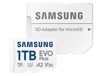 SAMSUNG micro SD card SDXC 1TB EVO PLUS class10 UHS-I U3 V30 (+ 1x adapter microSD na SD)