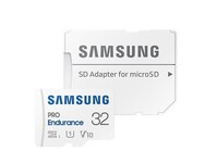 SAMSUNG micro SD card SDHC 32GB PRO Endurance class10 UHS-I U1 V10 (+ 1x adapter microSD na SD)