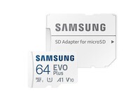 SAMSUNG micro SD card SDXC 64GB EVO PLUS class10 UHS-I U1 V10 (+ 1x adapter microSD na SD)